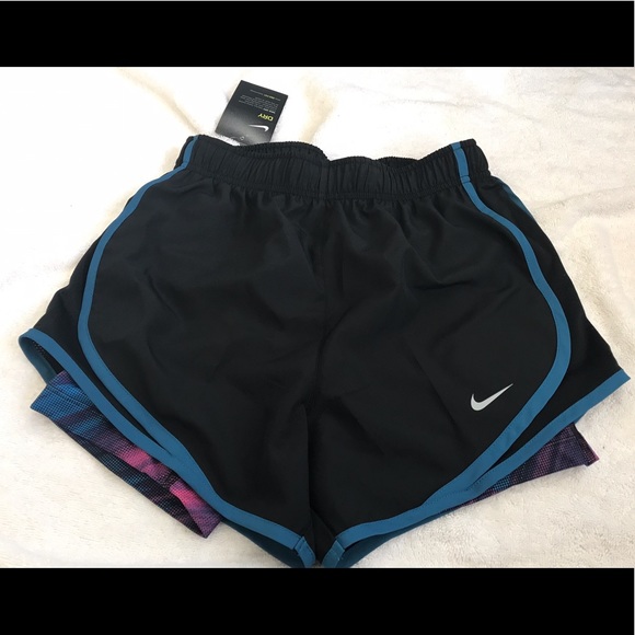 Nike tempo 2 in 1 running shorts - Picture 2 of 4